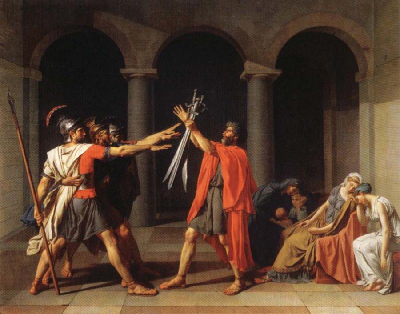 Jacques-Louis David THe Oath of the Horatii oil painting picture